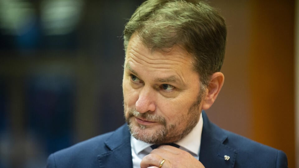 Na snímke predseda hnutia OĽANO Igor Matovič počas tlačovej konferencie po rokovaní predsedu vlády s predstaviteľmi OĽaNO, SaS, Sme rodina a Za ľudí 18. januára 2023 v Bratislave.