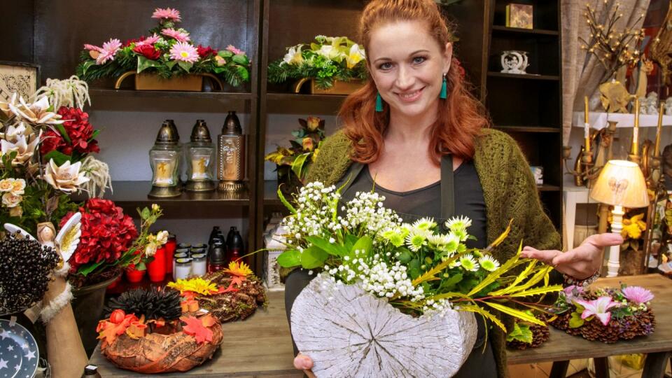 Petra (40) robí takéto prírodné dekorácie, ktoré sú veľmi žiadané.