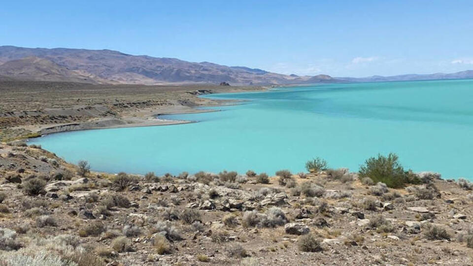 Pyramid Lake.