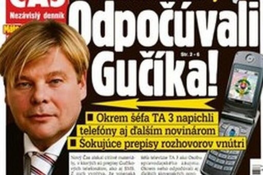 Titulky novín: Pravdu a Gučíka údajne odpočúvali