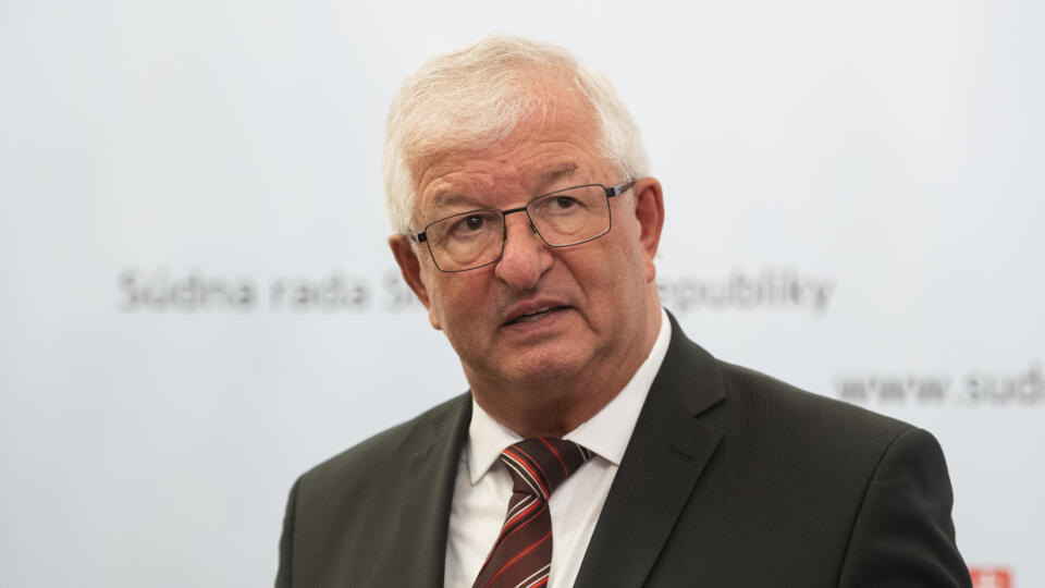 Na snímke nový predseda Súdnej rady SR Ján Mazák.