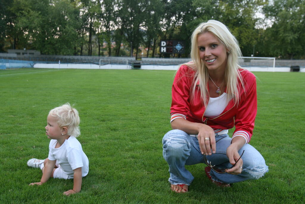 Andrea Lašáková v roku 2008 na exhibícii v Nitre.