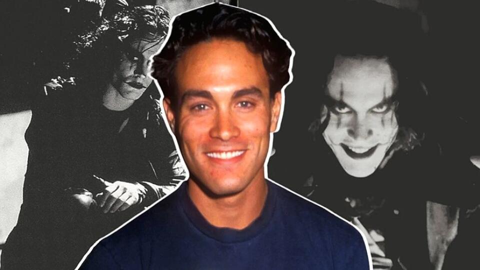 Brandon Lee ako postava filmu Vrana, ktorý sa mu stala osudnou.