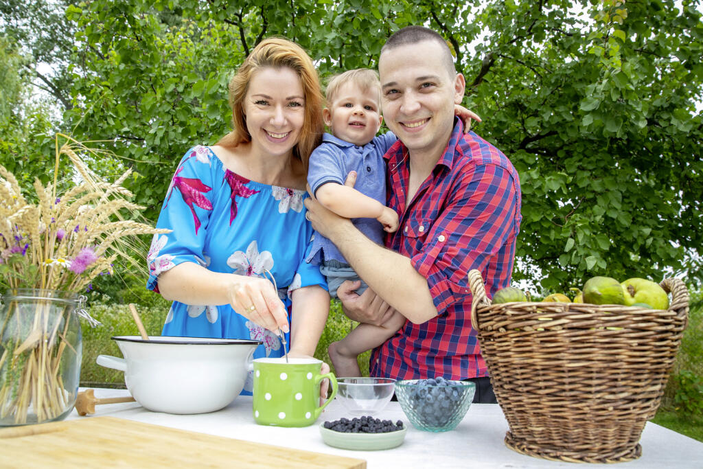 Petra Tóthová, manžel Peter a syn Viktor