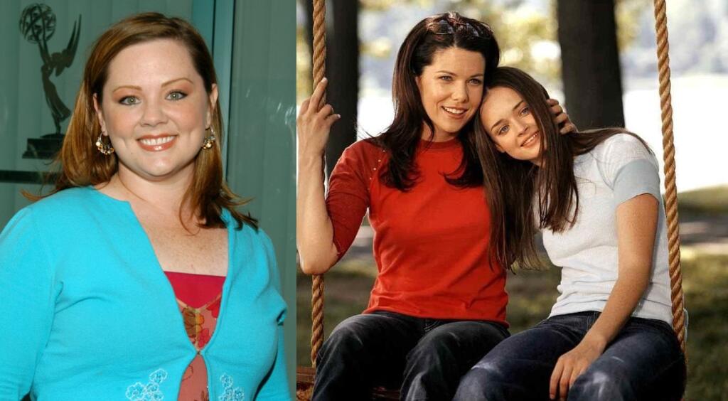 Melissa McCarthy hrala v seriáli Sookie St. James, trochu „ukecanú“ najlepšiu priateľku Lorelai, šéfkuchárku a spolumajiteľku reštaurácie.