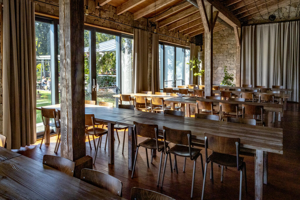Interiér Kuckovej rešťaurácie je neskutočne luxusný.