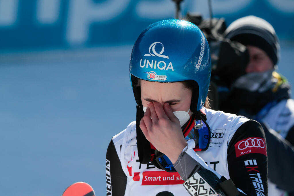 Petra Vlhová sa po triumfe v Jasnej rozplakala.