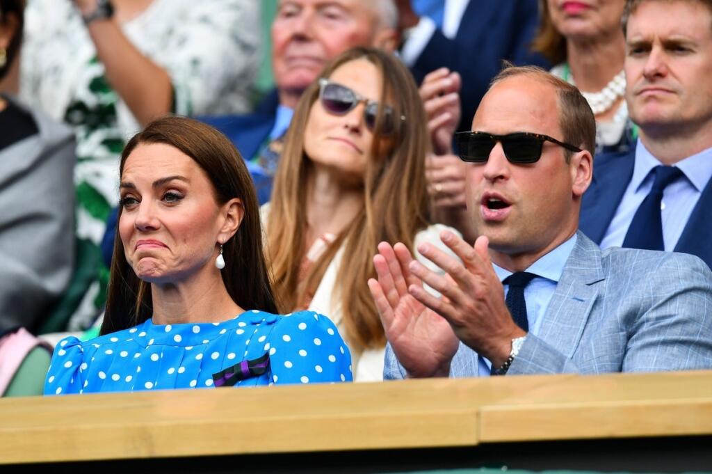 Vojvodkyňa Kate nie je typ fanúšika, ktorý zápasy sleduje potichu a bez emócií. Aj počas štvrťfinále Wimbledonu strúhala jednu grimasu za druhou a zápasy poriadne prežívala.
