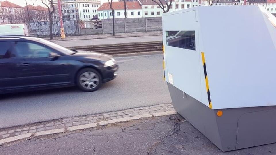 Nový radar, ktorý testuje slovenská polícia.