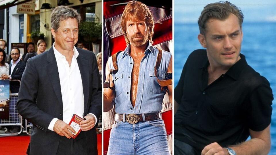 Hugh Grant, Chuck Norris, Jude Law