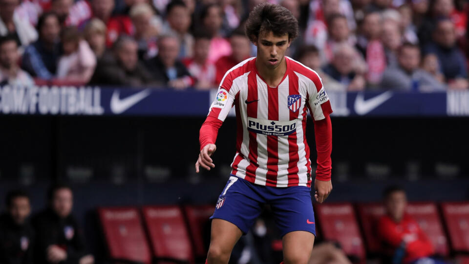 Joao Felix v drese Atletica Madrid.