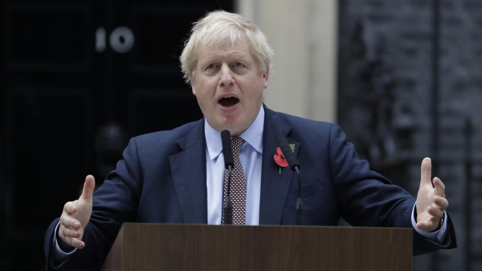 Britský premiér Boris Johnson.