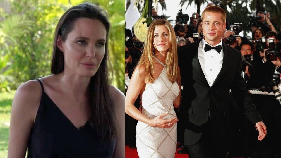 Angelina Jolie, Jennifer Aniston, Brad Pitt