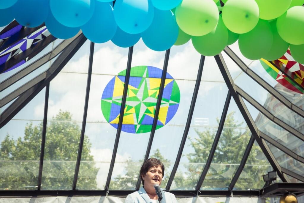 Ombudsmanka Mária Patakyová na Dúhovom Pride 2018.