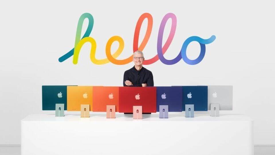 Tim Cook, CEO spoločnosti Apple a nový iMac