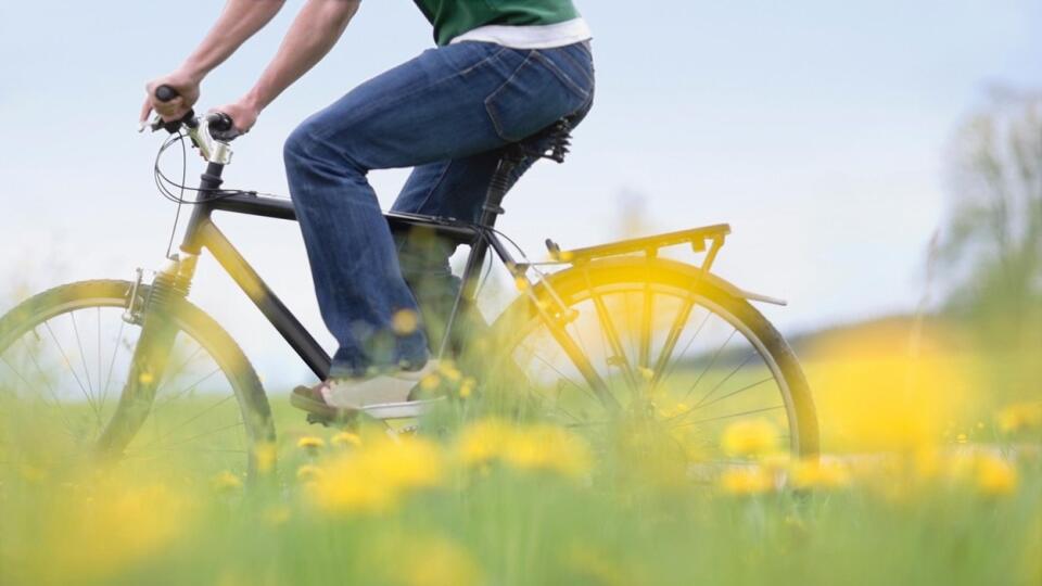Bicyklovanie
Pravidelné bicyklovanie posilňuje srdcovo-cievny systém, zlepšuje fyzickú kondíciu a navyše si pri pobyte v prírode výborne „vyčistíte“ hlavu. Príjemný pocit však večer môže narušiť boľavý chrbát. Za ťažkosťami sa najčastejšie skrýva zlá pozícia sedadla a strnulé sedenie na bicykli.
Vo všeobecnosti platí, že v najnižšej polohe pedála by ste mali mať koleno mierne vystreté, nie však úplne prepnuté. Na dlhšie trasy je výhodnejšie kormidlo, pri ktorom môžete meniť úchop. Počas cyklo