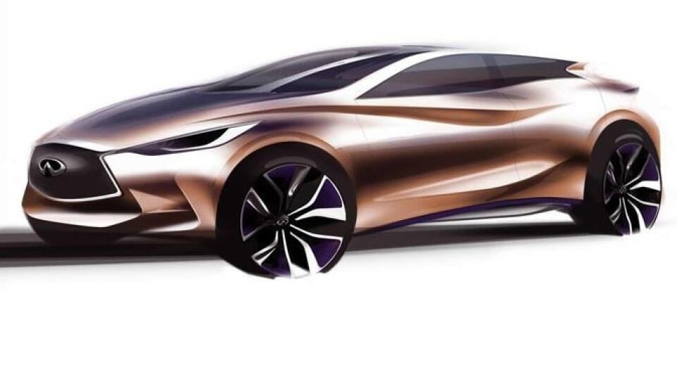 Prvý náčrt modelu Infiniti Q30 Concept