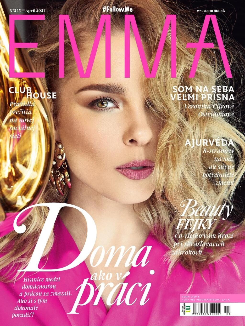 Z titulky novej EMMY žiari Veronika Cifrová Ostrihoňová.