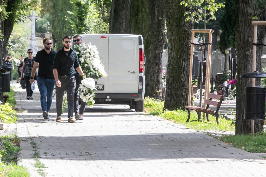 Pohreb manželky bývalého slovenského hokejistu Miroslava Ďuráka Daniely.