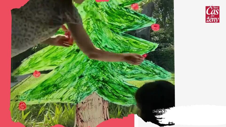 Aký stromček si vyrobili Natalia Oreiro so synom a manželom?