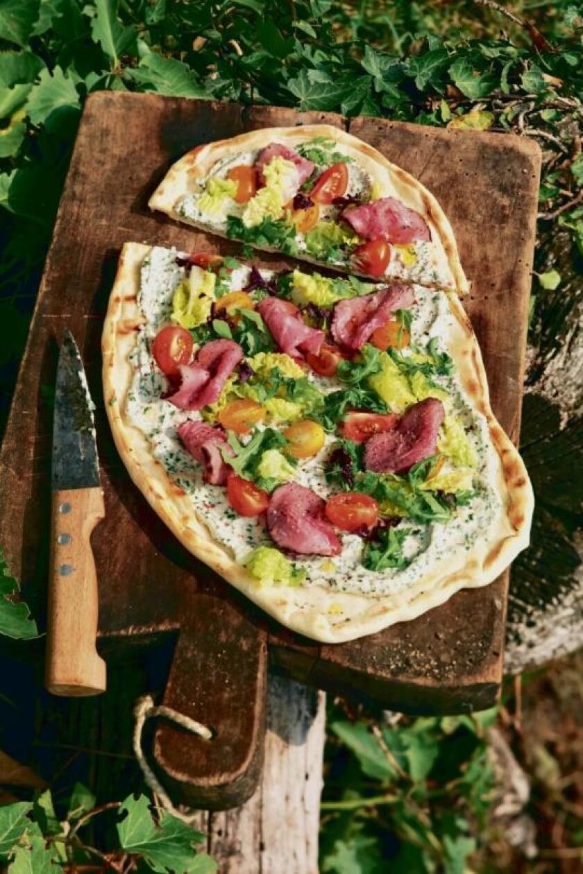 Pizza vonku