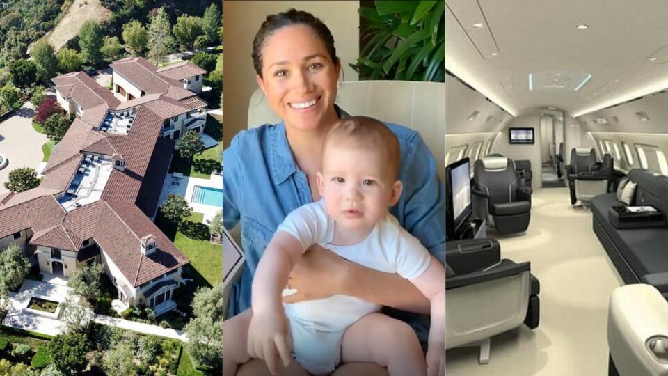 Meghan so synom Archiem (1) a manželom Harrym tajne odleteli z Kanady do Los Angeles, kde momentálne žijú v prepychovom sídle hollywoodskeho producenta Tylera Perryho.