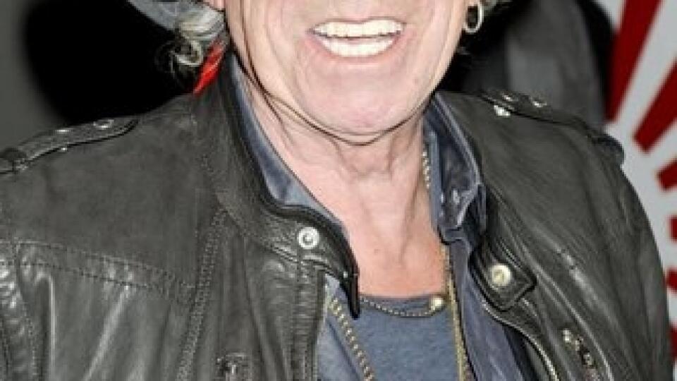 Gitarista legendárnej kapely Rolling Stones Keith Richards.