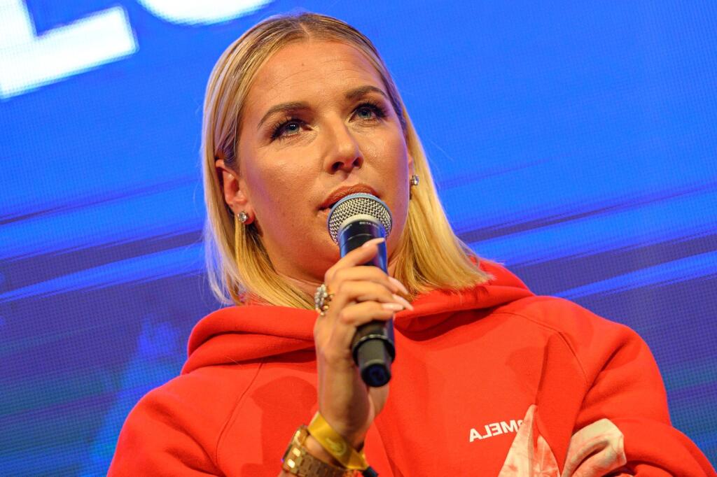 Na snímke tenistka Dominika Cibulková počas športovej konferencie Sport (R)evolution v Bratislave 18. septembra 2019.
