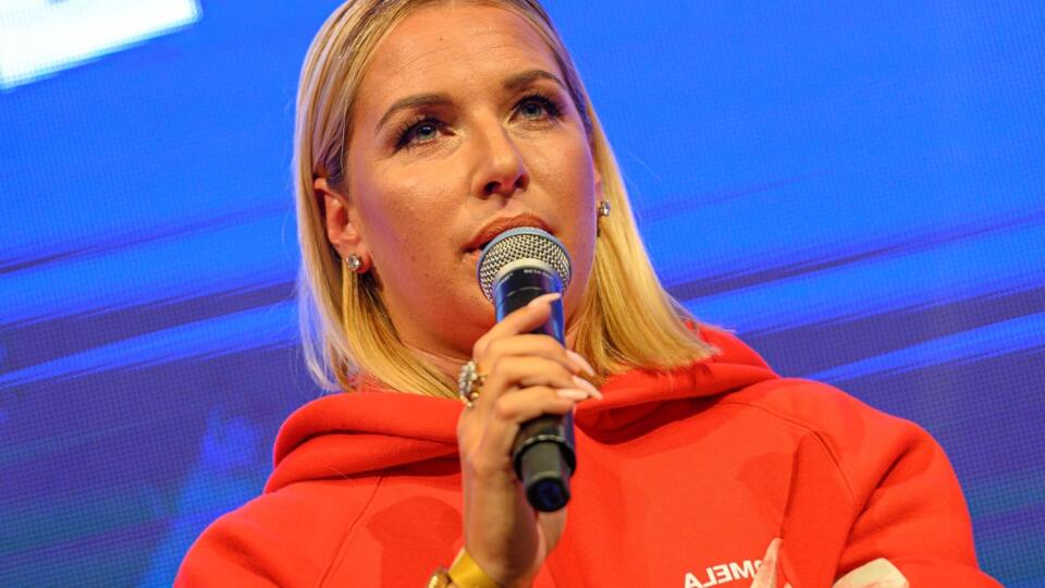 Na snímke tenistka Dominika Cibulková počas športovej konferencie Sport (R)evolution v Bratislave 18. septembra 2019.