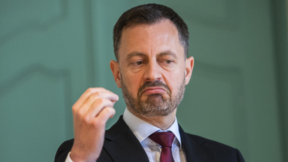 Na snímke predseda vlády SR Eduard Heger 22. júla 2022. FOTO TASR - Jaroslav Novák