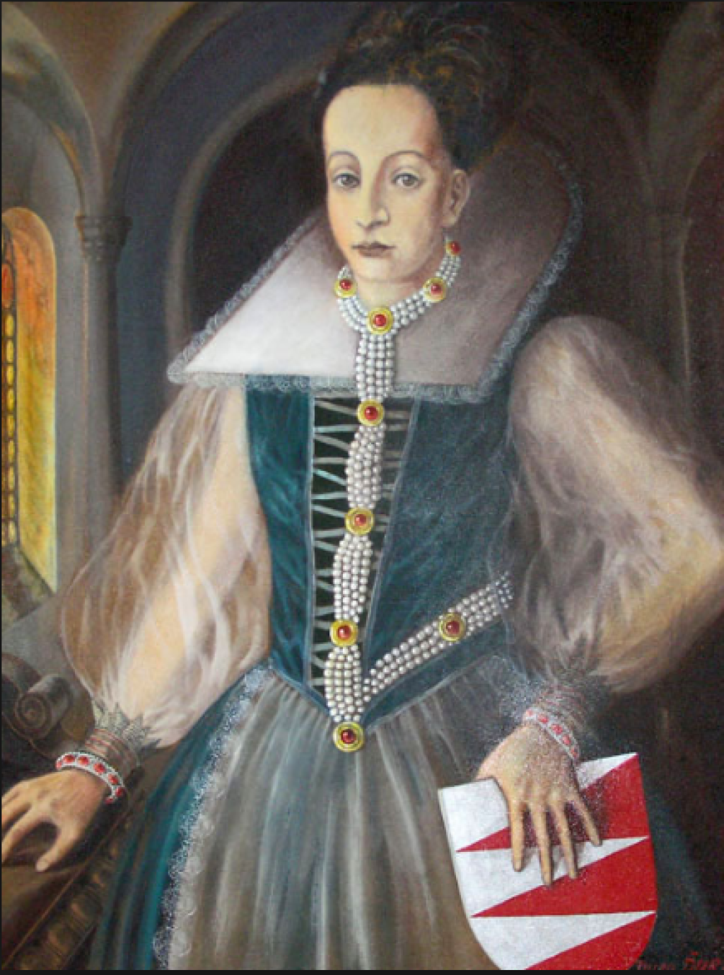 Графиня Эржебет Батори. Эржебет Батори портрет.