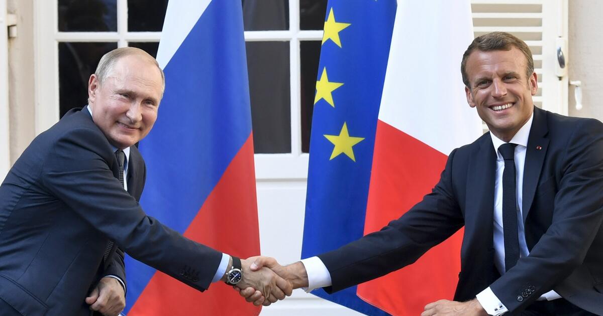 Selon Macron, Poutine n’est pas désagréable en direct