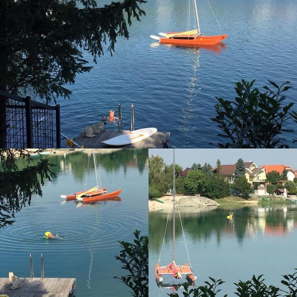 Maroš Kramár už roky otužuje práve v tomto jazere