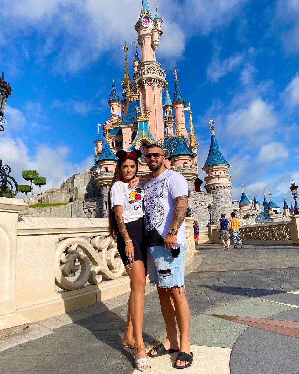 Zuzana a René v Disneylande.
