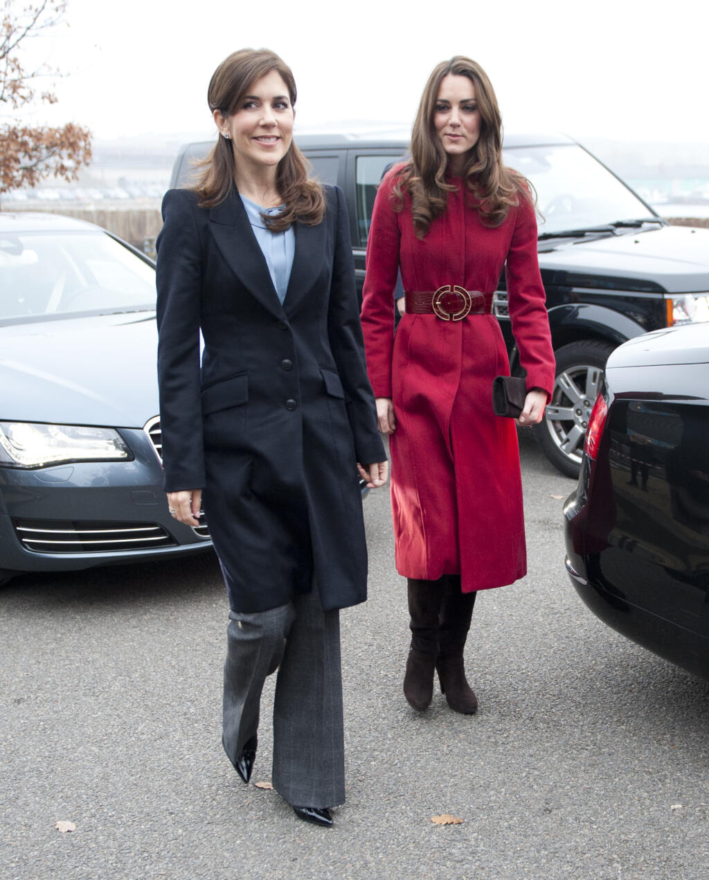 Princ William a vojvodkyňa Kate Middleton na návšteve u princa Frederika v Dánsku v roku 2011.