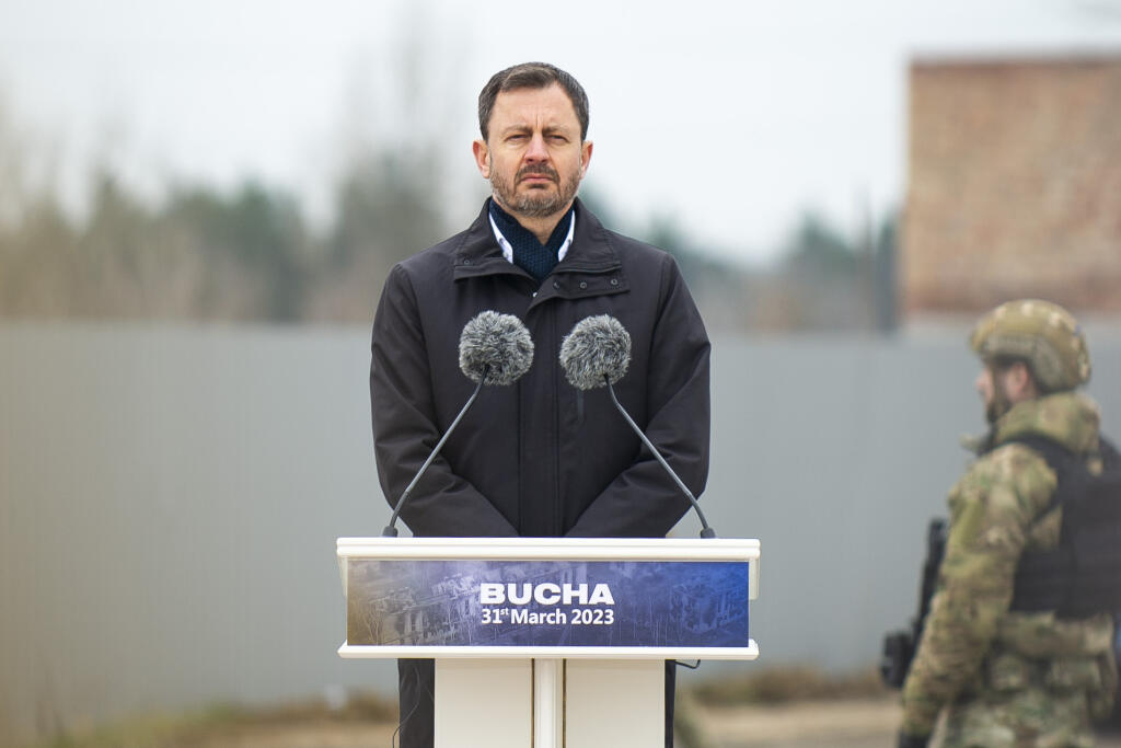 Pietna ceremónia v Buči 