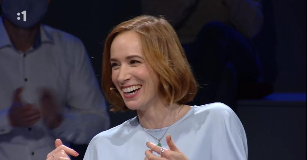 Táňa Pauhofová v relácii RTVS Zlaté časy.