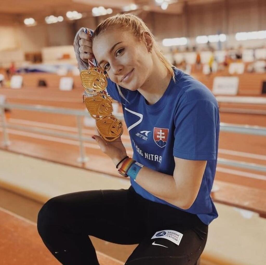 Krásna slovenská športovkyňa patrí k najtalentovanejším slovenským atlétkam súčasnosti.