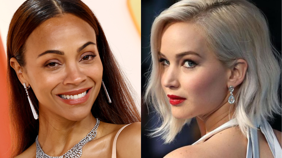Zoe Saldana, Jennifer Lawrence