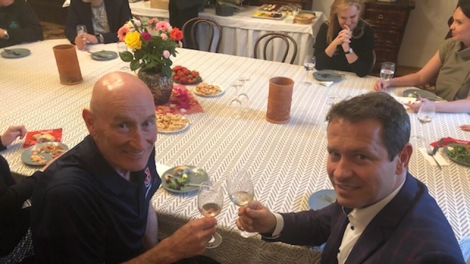 Tréner Craig Ramsay a Martin Kohút si zašli do okolia Bratislavy.