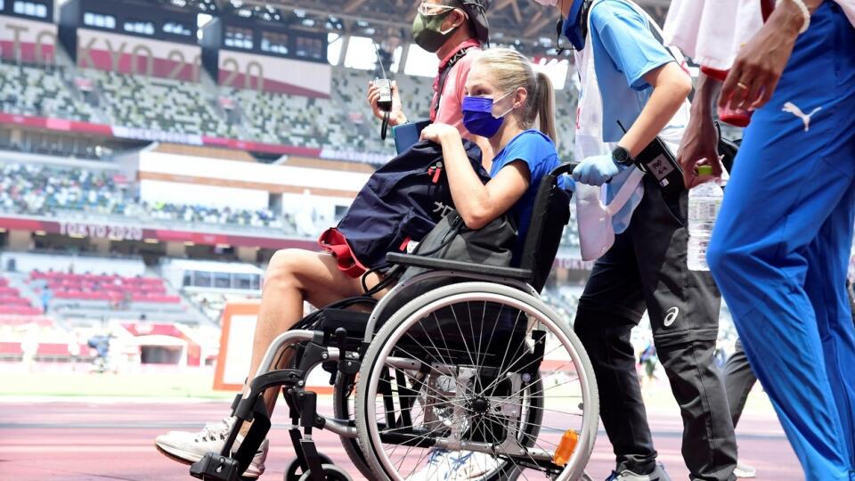 Nakoniec ju z olympiády odvážali na onvalidnom vozíku.