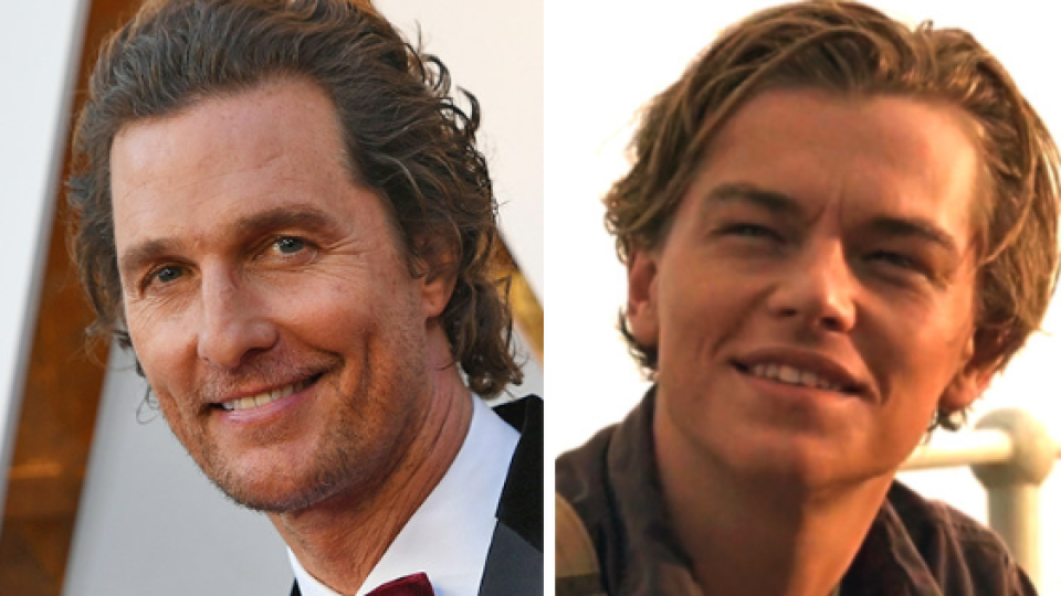 Jacka v Titanicu mal namiesto Leonarda DiCapria stvárnil Matthewa McConaughey.