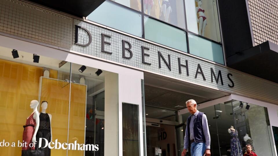 Debenhams store on the Oxford street