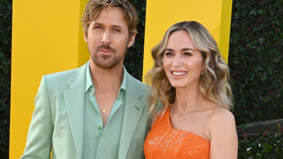 Ryan Gosling a Emily Blunt na premiére filmu The Fall Guy