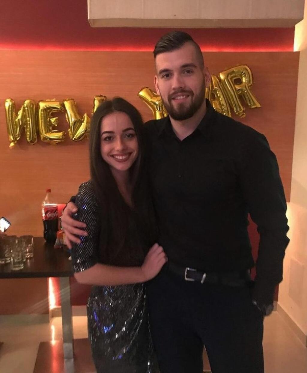 Zvolenský útočník Jozef Tibenský s krásnou priateľkou Paulou.