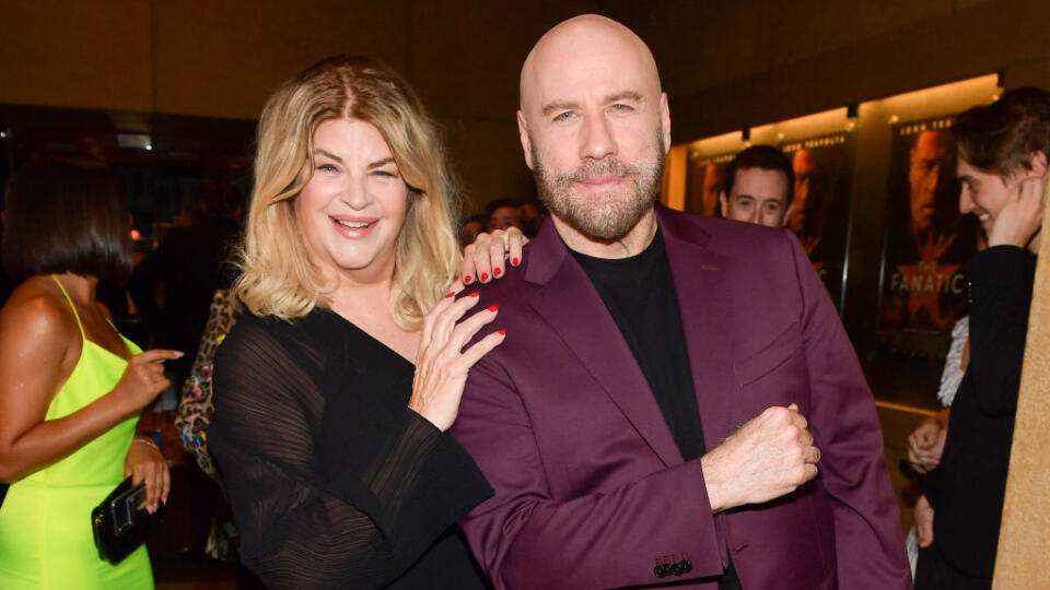 Kirstie Alley a John Travolta v auguste 2019 na premiére filmu The Fanatic v Kalifornii.