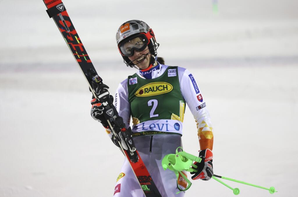 Petra Vlhová vyhrala slalom v Levi.