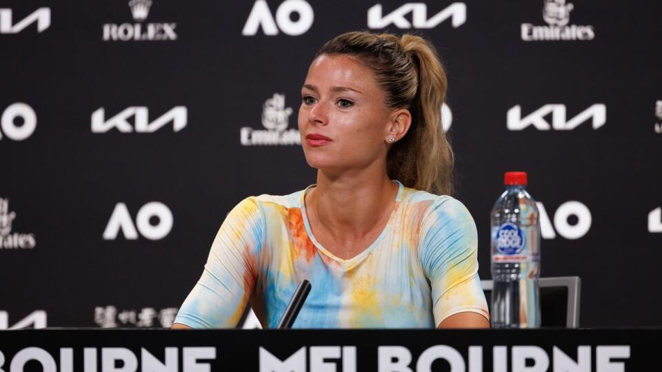 Camila Giorgi po 1. kole Australia Open 2023.