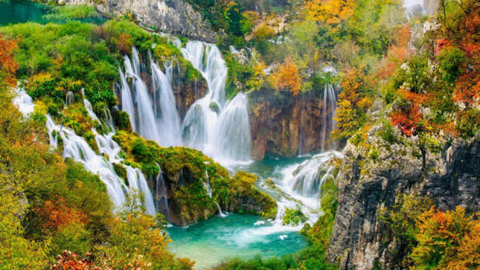 Plitvice, Chorvátsko.