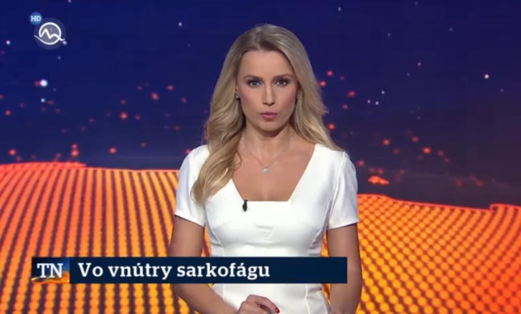 ,,Unikátne zábery z útrob černobyľskej elektrárne. Novinárov prvýkrát pustili do nového krytu postaveného nad štvrtým zničeným reaktorom. Ochranný štít má ďalšie storočie brániť šíreniu radiácie po najväčšej jadrovej havárii,